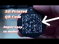 You can 3D print QR codes