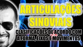 Sistema Articular: Classificação das articulações sinoviais - Anatomia Humana - VideoAula 040
