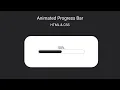 Animated Progress Bar HTML CSS
