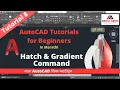 Hatch Gradient Command in AutoCAD AutoCAD Tutorial for beginners