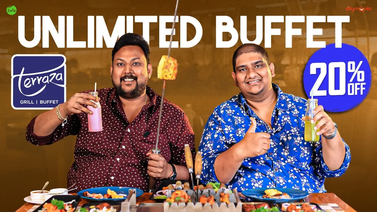 Unlimited Buffet at Terraza - Jubilee Hills   20% Discount for Street Byte Subscribers   Silly Monks