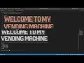 Walkthrough demo of Vending Machine Program codelab1