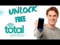 How to unlock Total Wireless phone
