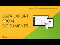 elDoc - Intelligent Document Processing Data extraction and Data export Use Case