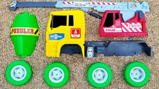 Mencari dan Merakit Mobil Mobilan Truk Molen Besar, Truk Crane, Truk Oleng, Beko Keruk, Bus Telolet