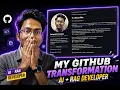 I completely transformed my GitHub profile
