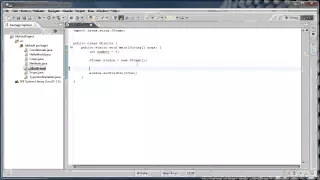 Java Programming 8 - Using Objects creating a window