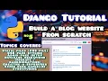 Django Blog Website Tutorial Static Files CSS Styling Admin Page Setup