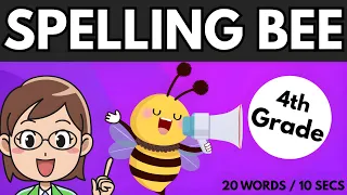4th Grade Spelling Bee Challenge 20 Words from Easy to Hard to Spell