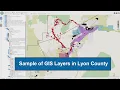 GIS Layers in Lyon County Nevada
