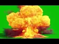 Explosion green screen