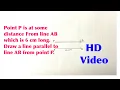 Download Lagu P at some distance From line AB, which is 6 cm long, draw a line parallel to  line AB from point P.