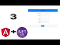 Angular 8 with ASP Net Core Tutorial part 3 Sign Up From