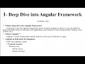 DEEP DIVE INTO ANGULAR FRAMEWORK - Fullstack Development