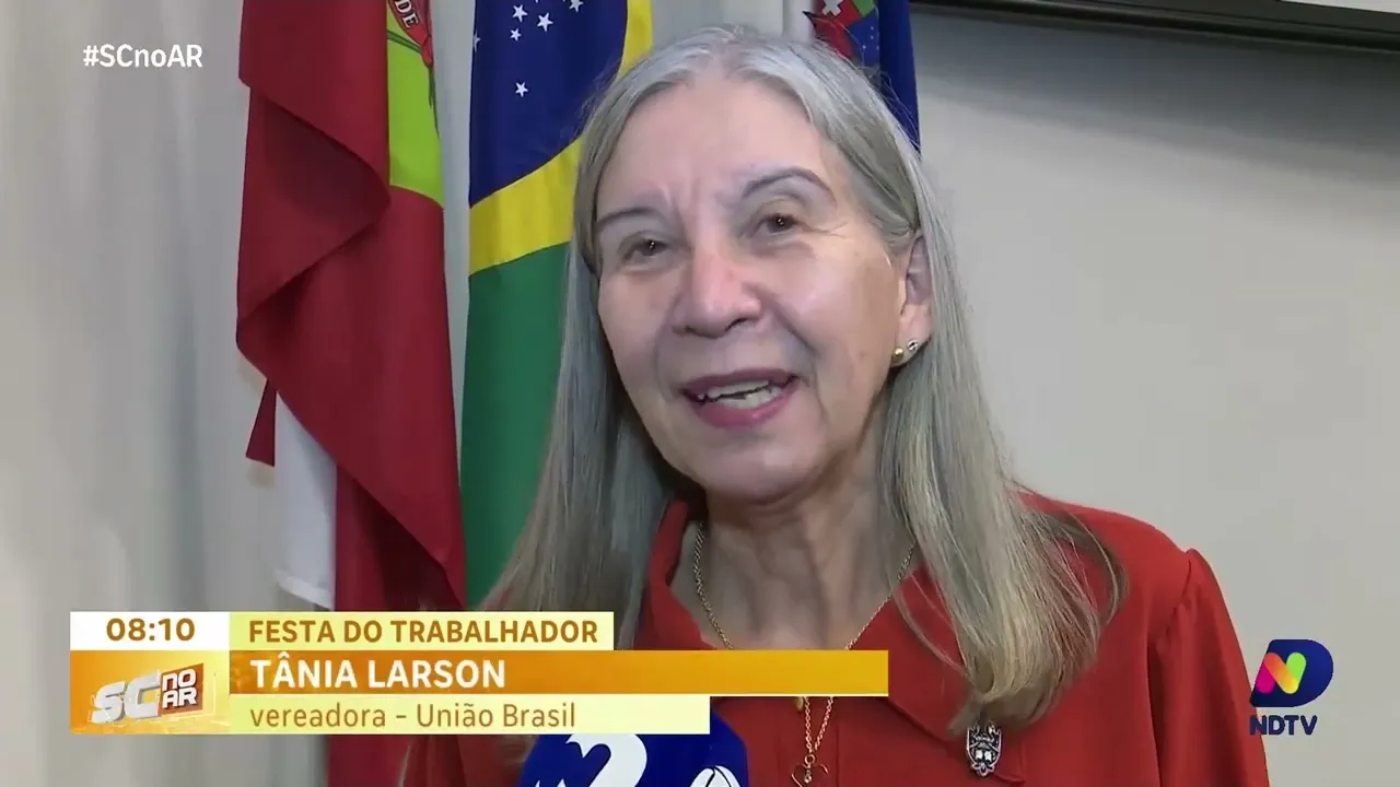 Festa do Trabalhador da NDTV Record em Joinville recebe homenagem na Câmara Municipal