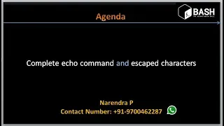 Complete Shell Scripting Tutorials Complete echo command with escaped characters