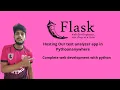 Hosting Our Text Analyzer App in pythonanywhere How to host a flask app Flask Tutorial