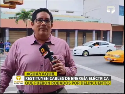 Restituyen cables de energía eléctrica que fueron robados por delincuentes