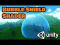 Bubble Shield Shader Graph Tutorial Unity 2023