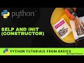 Self and Init Constructor Python Basics Advance Pooja Pansare