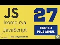 Isomo rya JavaScript 27 Function igereranya ingano y imibare iri muri Array - Techinika