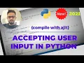 Python for beginners Accepting user input in python input