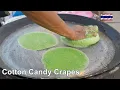 Download Lagu Thailand's Roti Sai Mai Cotton Candy Crapes Market Vendor hard at work.