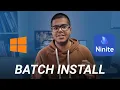 Batch Install Windows Apps Using Ninite