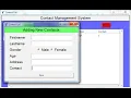 Python Contact Management system