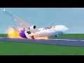 FedEx Flight 80 Roblox Crash Animation