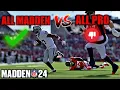 THE ALL MADDEN VS ALL PRO DEBATE MADDEN 24