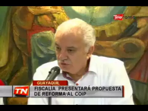 Fiscalía presentará propuesta de reforma al COIP