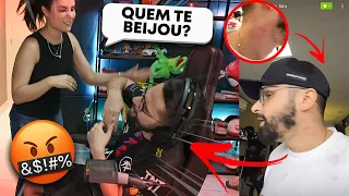 TROLLEI MINHA ESPOSA COM UMA MARCA DE BEIJO NO PESCOÇO E ME ARREPENDI