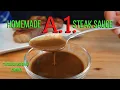 Homemade A1 Steak Sauce Steak Sauce A1 Steak Sauce Recipe Steak Sauce Recipe Copycat A1