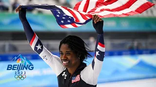 Erin Jackson makes U S history with speed skating 500m gold Winter Olympics 2022 NBC Sports
