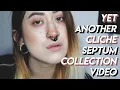 my 16g-8g septum collection