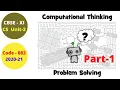 Computational Thinking and Programming - Unit-2