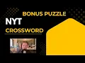 NYT Crossword Bonus Puzzle