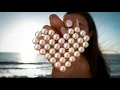 Beaded Heart Making 💖 How to make a pearl heart step by step tutorial #heart #beaded #crafts