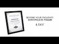Beyond Your Thoughts 8 5 X11 Black Picture Photo Frame