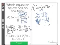 8 EE 7a-1 0 Solutions of Linear Equations - Common Core Standard