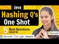 Hashing in Java One Shot 5 Best Questions