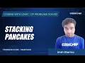 PANSTACK Stacking Pancakes Coding with Logic CP Problems Solved