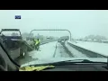 Southbound lanes of I-25 closed at Highway 34 due to crash