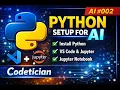 AI-002 How to Set Up Python for AI Install Python VS Code Jupyter AI Engineer Roadmap