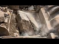 BIG ROCK Crusher Machine - FULL Powerfull Process A Giant in Action-Big Rock Crushing