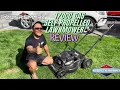 Powersmart 170cc Gas Powered Self Propelled Lawnmower Mulch plug Assembly and Review
