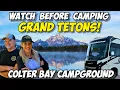 Colter Bay Campground RV Park Review Tips on Camping in the Grand Teton National Park