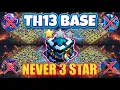 TOP-12 TH13 WAR BASE RANK BATTLE BASE WITH COPY LINKS BEST TH13 WAR BASE ANTI - EVERYTHING