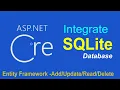 Asp net Core working with SQLite Database
